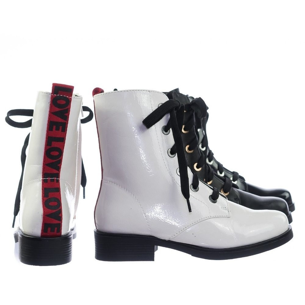 Bamboo Cosmo 04S Combat Boot( off white - Picture 8 of 8